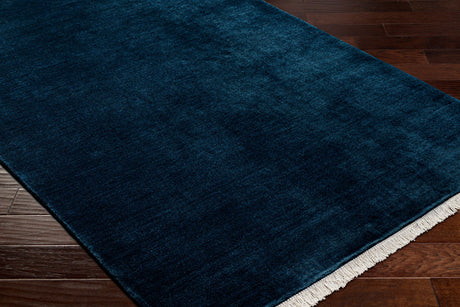 Surya Evergreen Evg-2303 Midnight Blue, Onyx, Jet Black Rug.