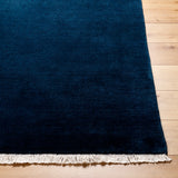 Surya Evergreen Evg-2303 Midnight Blue, Onyx, Jet Black Rug.