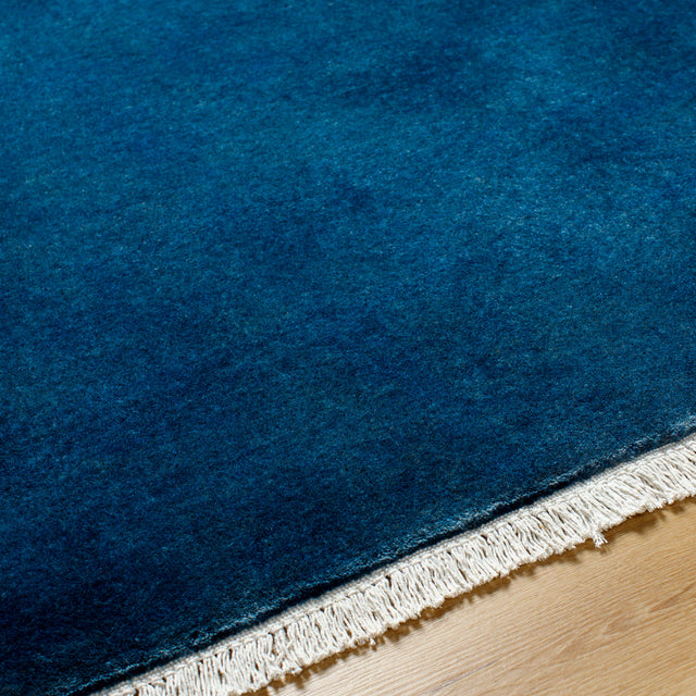 Surya Evergreen Evg-2304 Midnight Blue, Marine Blue Rug.