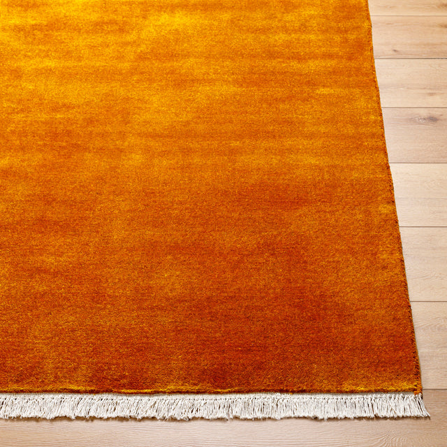 Surya Evergreen Evg-2308 Burnt Orange, Rust, Light Brown, Light Silver Rug.