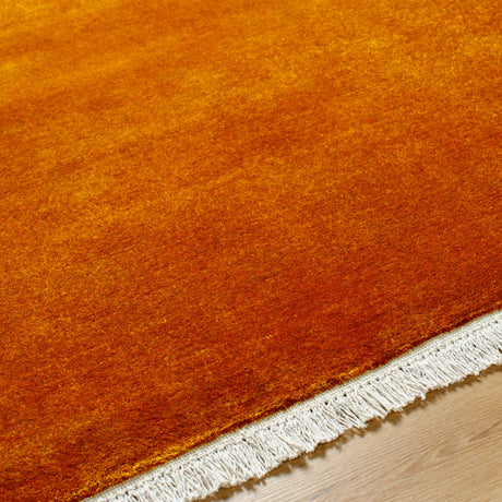 Surya Evergreen Evg-2308 Burnt Orange, Rust, Light Brown, Light Silver Rug.