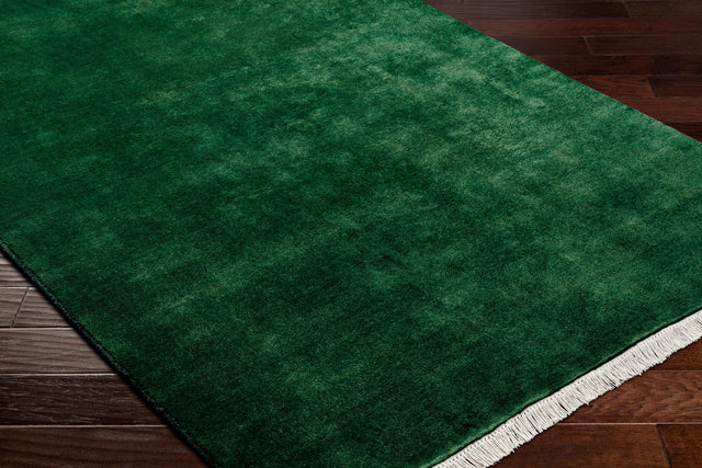 Surya Evergreen Evg-2313 Midnight Green, Onyx, Jet Black, Ash Rug.