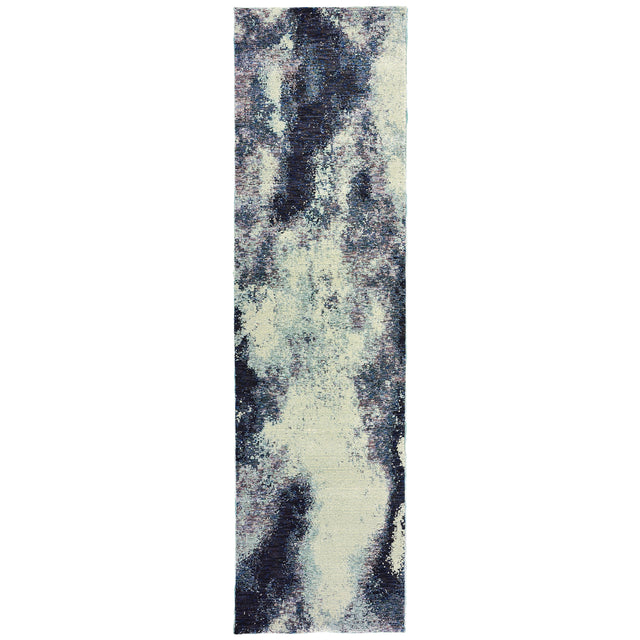 Oriental Weavers Sphinx Evolution 8000B Navy/Ivory Rugs
