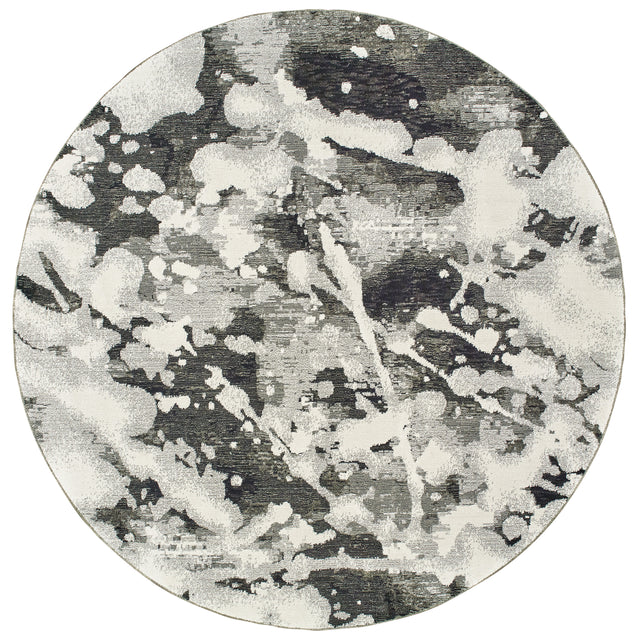 Oriental Weavers Sphinx Evolution 8035B Charcoal/White Rugs