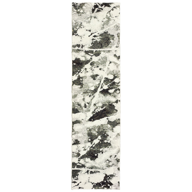 Oriental Weavers Sphinx Evolution 8035B Charcoal/White Rugs