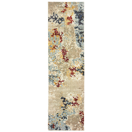 Oriental Weavers Sphinx Evolution 8043K Beige/Blue Rugs