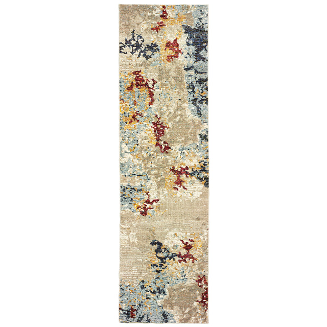 Oriental Weavers Sphinx Evolution 8043K Beige/Blue Rugs
