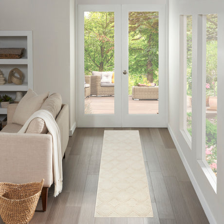Nourison Serenity Home SRH11 Ivory Contemporary Area Rugs