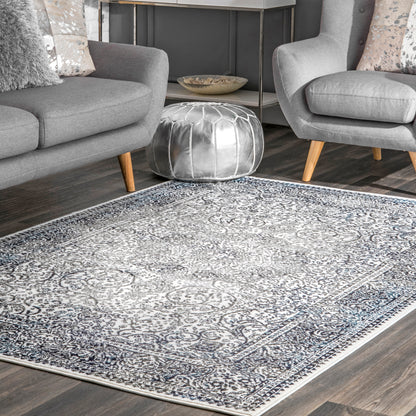 Nuloom Persian Delores Lpct02A Blue Area Rug