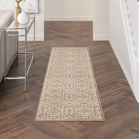 Nourison Jubilant Jub06 Taupe Area Rug