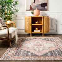 Nuloom Catreena Transitional Floral Birv98A Pink Area Rug