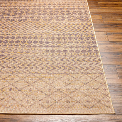 Surya Ez Jute Ezt-2300 Khaki, Camel, Natural, Old Lavender Area Rug