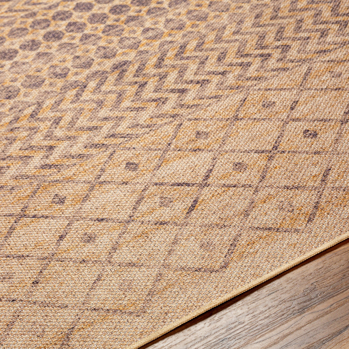 Surya Ez Jute Ezt-2300 Khaki, Camel, Natural, Old Lavender Rug.