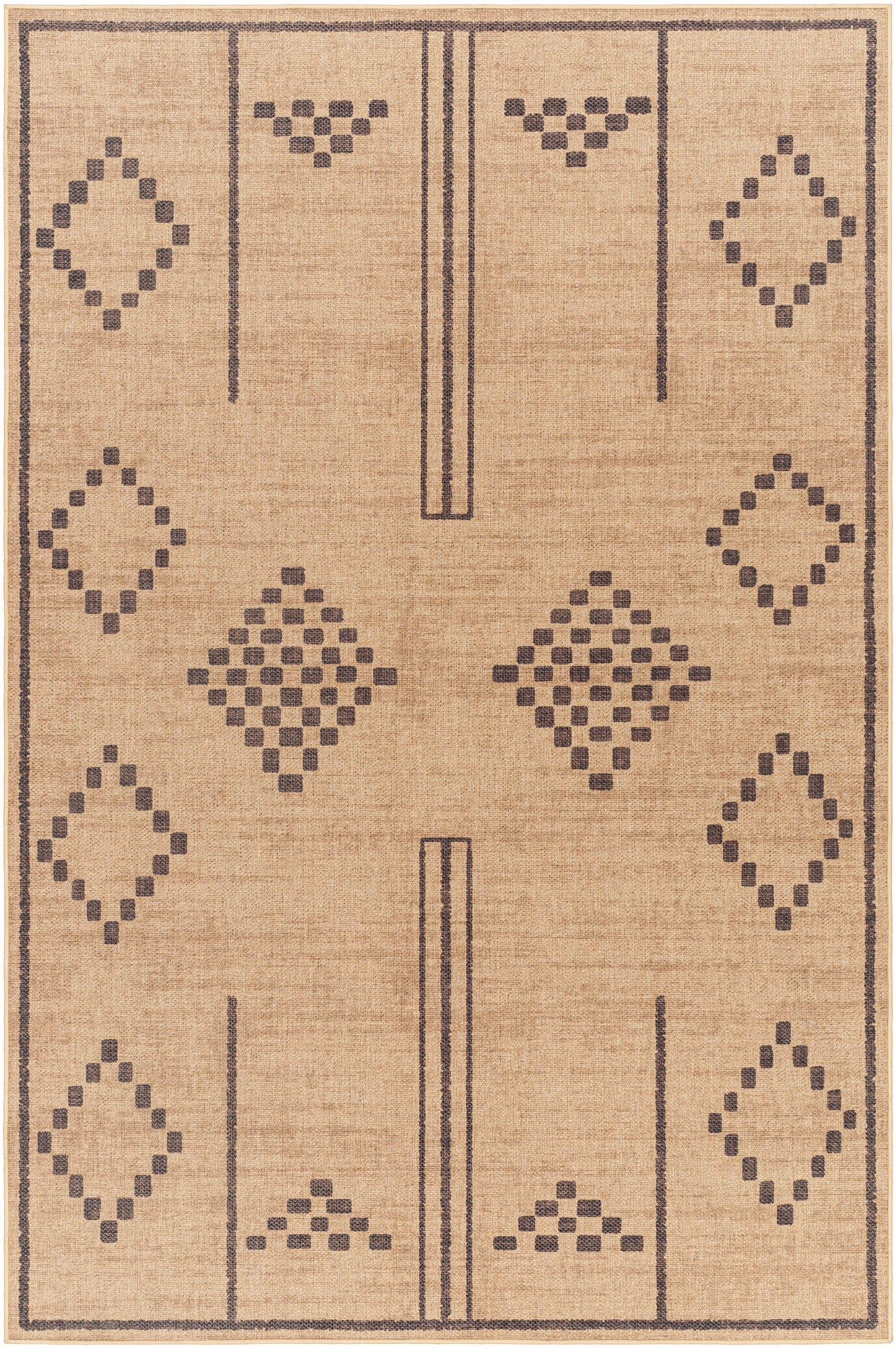 Surya Ez Jute Ezt-2303 Khaki, Natural, Camel Area Rug