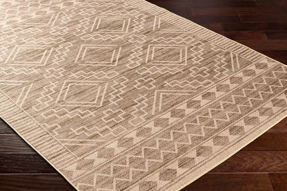 Surya Ez Jute Ezt-2312 Sage, Khaki, Nickel, Natural Area Rug