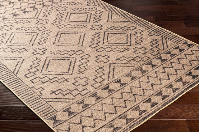 Surya Ez Jute Ezt-2313 Khaki, Grey, Rose Gold, Nickel Rug.