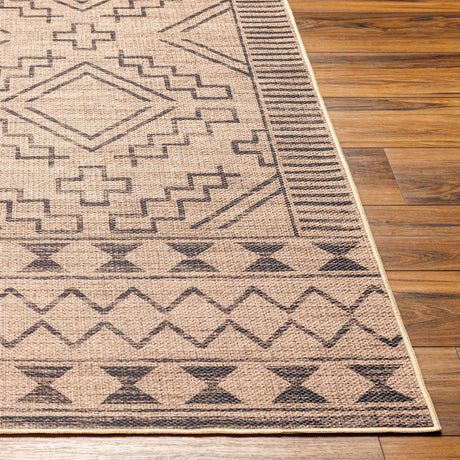 Surya Ez Jute Ezt-2313 Khaki, Grey, Rose Gold, Nickel Rug.