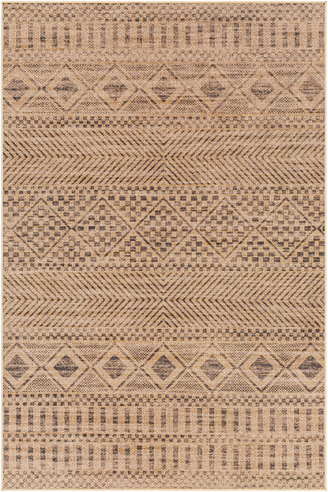 Surya Ez Jute Ezt-2315 Khaki, Grey, Natural Rug.