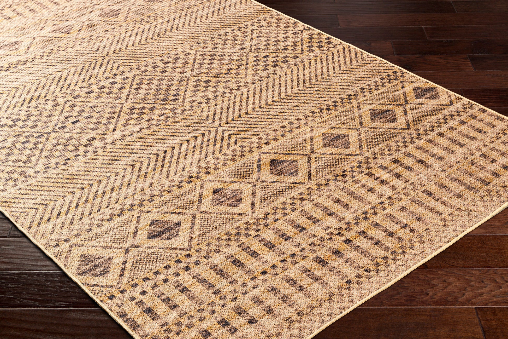 Surya Ez Jute Ezt-2315 Khaki, Grey, Natural Area Rug