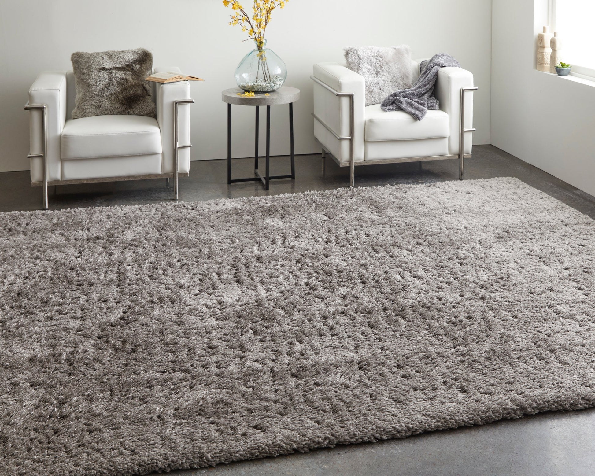 Feizy Darian Drn39K0F Gray Area Rug