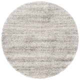 Safavieh Hudson Shag 5'-3" x 5'-3" Rug in Ivory / Grey