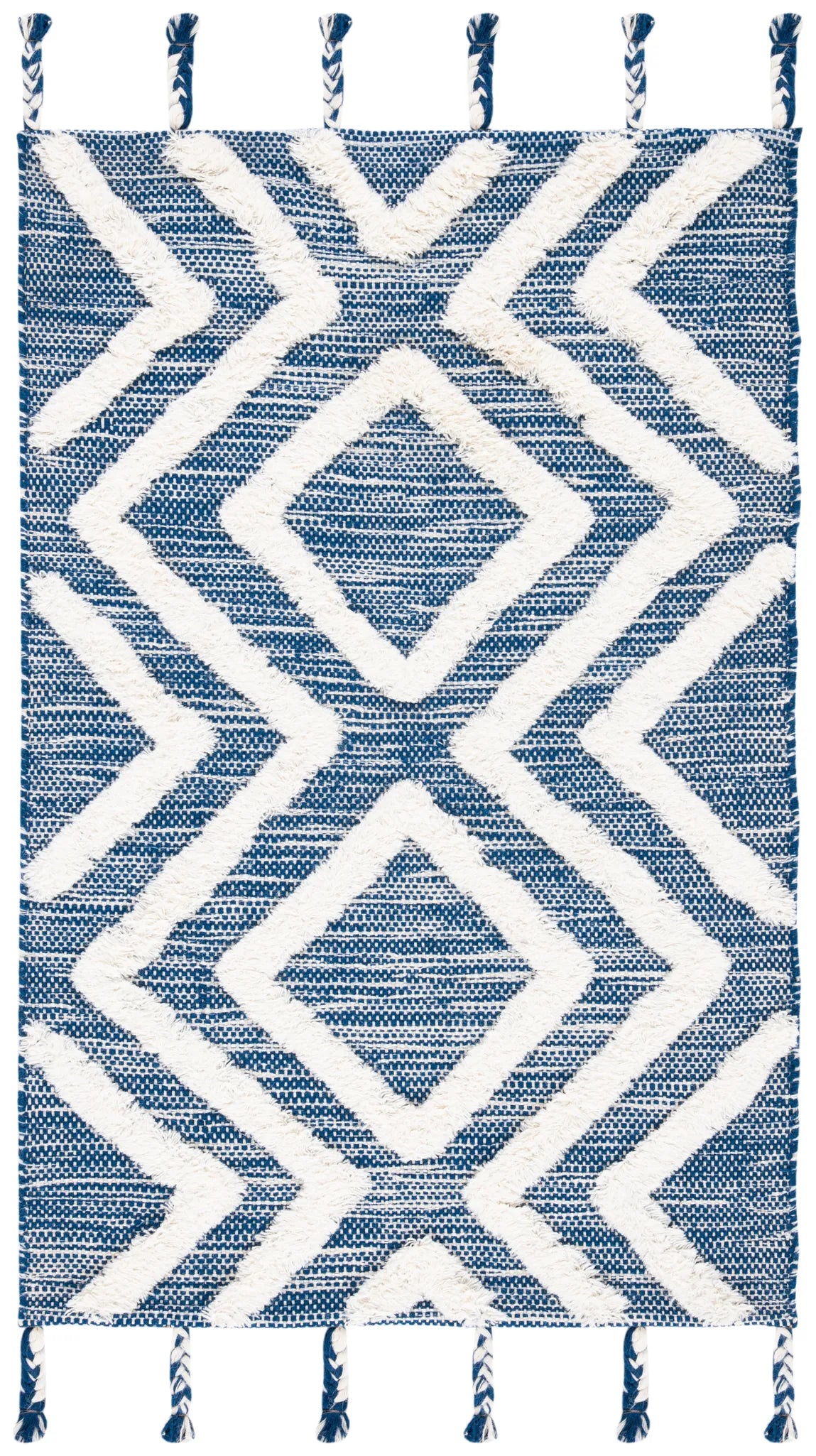 Safavieh Kenya 3'-0" x 5'-0" Rug in Navy / Ivory