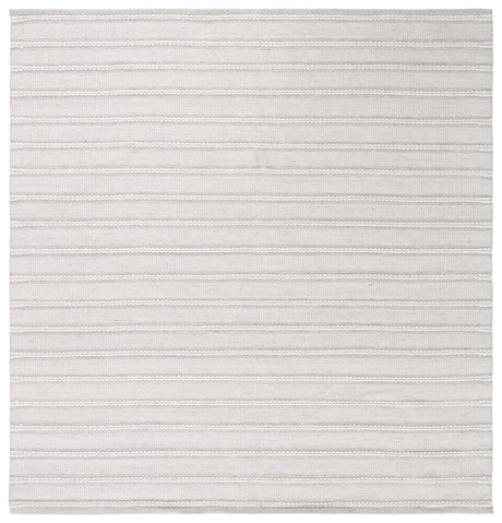 Safavieh Kilim 6'-0" x 6'-0" Rug in Light Grey / Ivory