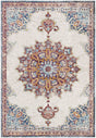 Safavieh Aria 4'-0" x 6'-0" Rug in Ivory / Navy