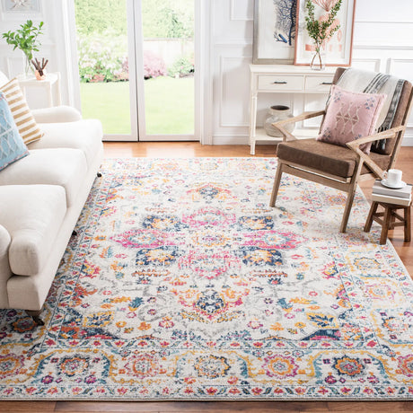 Safavieh Madison 10'-0" x 14'-0" Rug in Fuchsia / Ivory