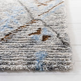 Safavieh Casablanca Shag 5'-0" x 8'-0" Rug in Grey / Blue