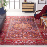 Safavieh Tucson 10'-0" x 14'-0" Rug in Navy / Rust