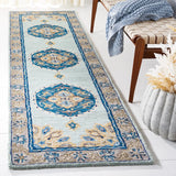 Safavieh Antiquity 2'-3" x 12'-0" Rug in Turquoise / Silver