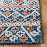 Safavieh Aspen 4'-0" x 6'-0" Rug in Blue / Orange