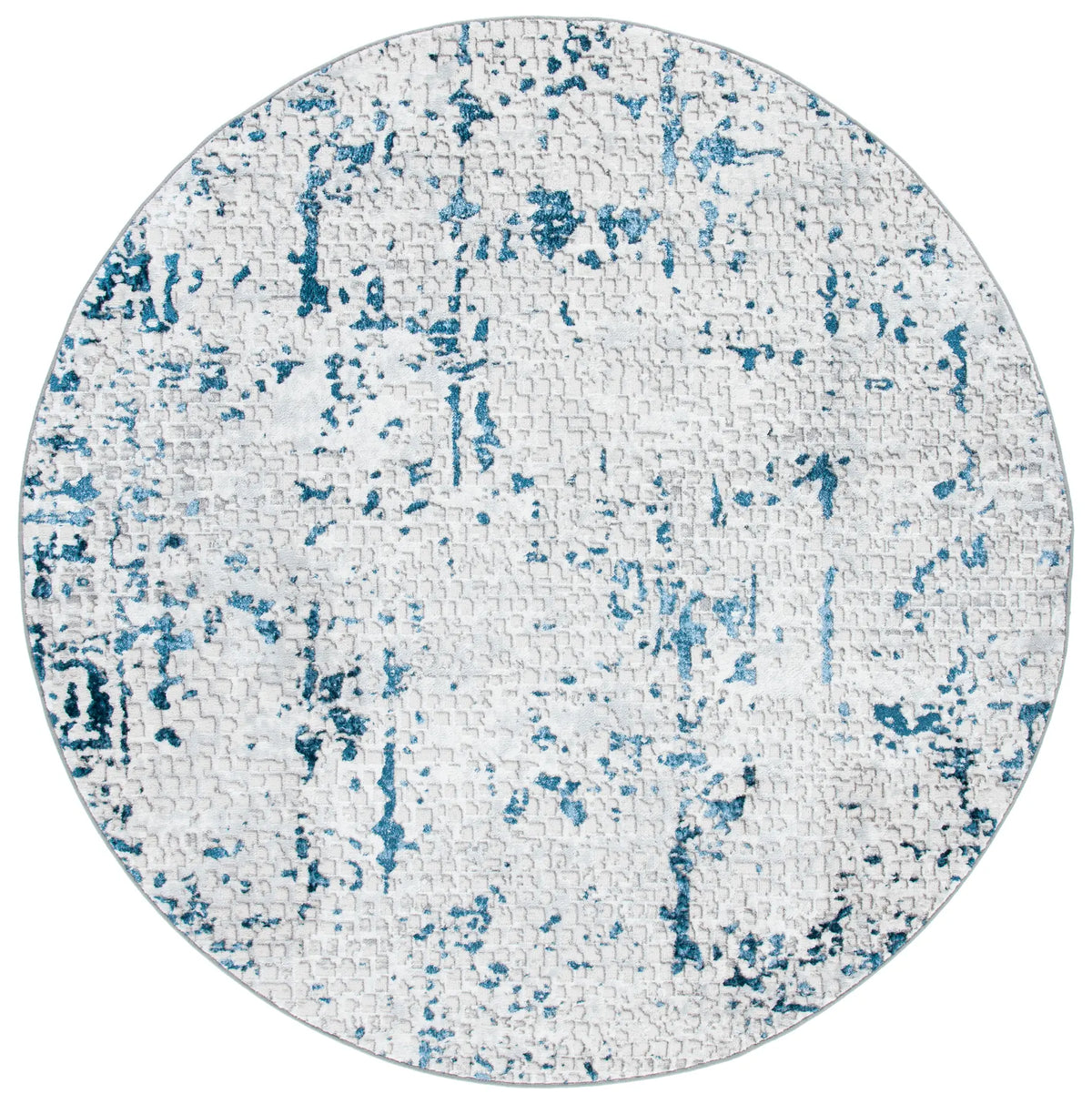 Safavieh Amelia 6'-7" x 6'-7" Rug in Grey / Blue