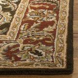 Safavieh Classic 4'-0" x 6'-0" Rug in Dark Olive / Red
