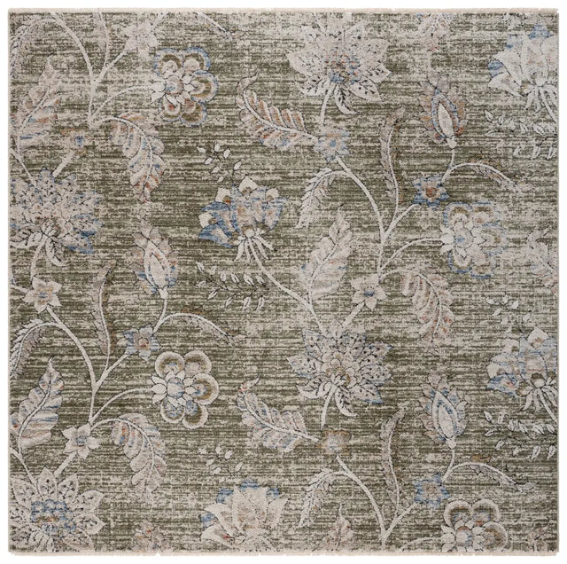 Safavieh Grove 6'-7" x 6'-7" Rug in Green / Ivory