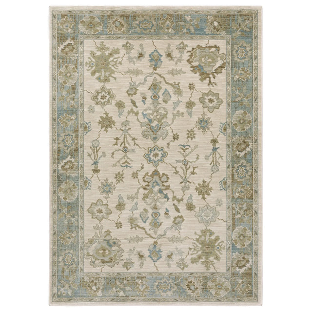 Oriental Weavers Sphinx Maeve MAE10 Blue Rugs - main flat