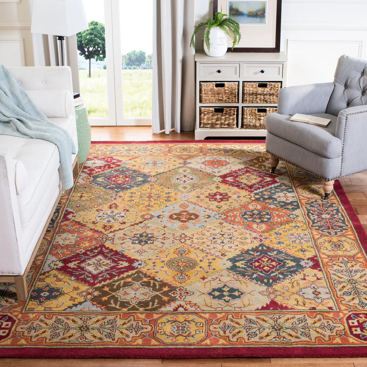Safavieh Heritage 9'-6" x 13'-6" Rug in Multi