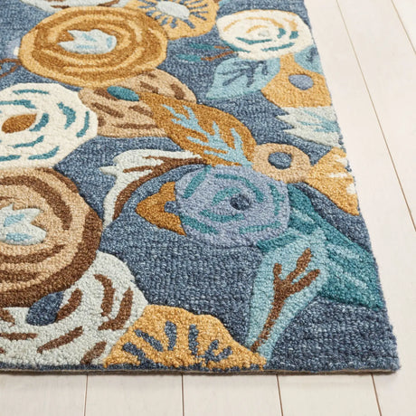 Safavieh Chelsea 4'-0" x 6'-0" Rug in Blue / Ivory