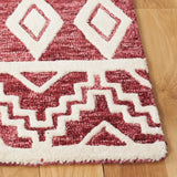 Safavieh Abstract 4'-0" x 6'-0" Rug in Red / Ivory