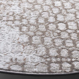 Safavieh Carter 6'-7" x 6'-7" Rug in Ivory / Brown