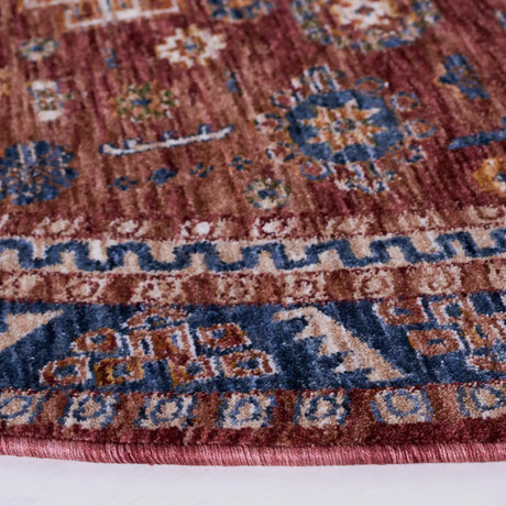 Safavieh Heirloom 700 6'-7" x 6'-7" Rug in Navy / Rust