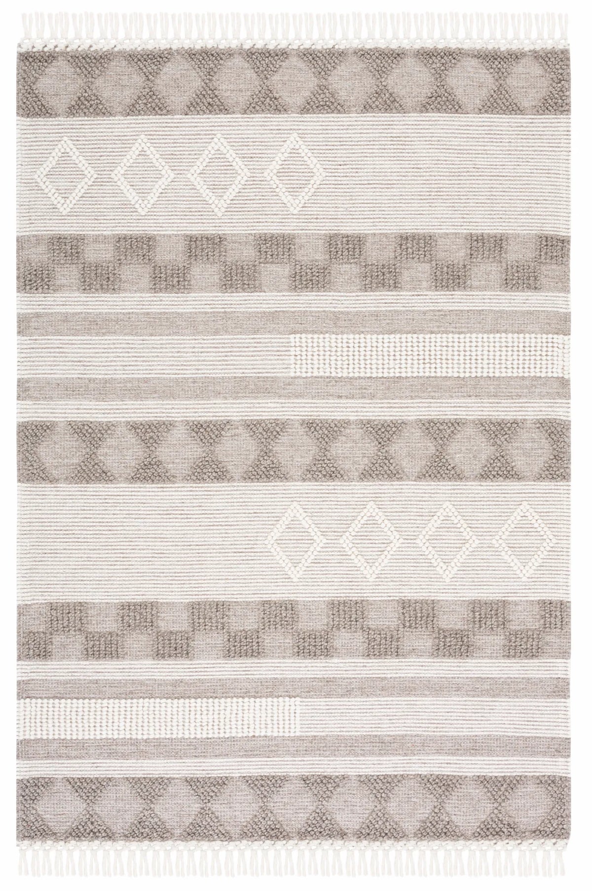 Safavieh Vermont 4'-0" x 6'-0" Rug in Ivory / Brown