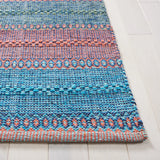 Safavieh Montauk 4'-0" x 6'-0" Rug in Blue / Orange