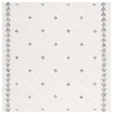 Safavieh Casablanca 6'-0" x 6'-0" Rug in Ivory / Black