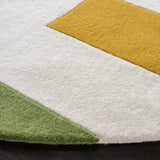 Safavieh Fifth Avenue 5'-0" x 5'-0" Rug in Ivory / Black