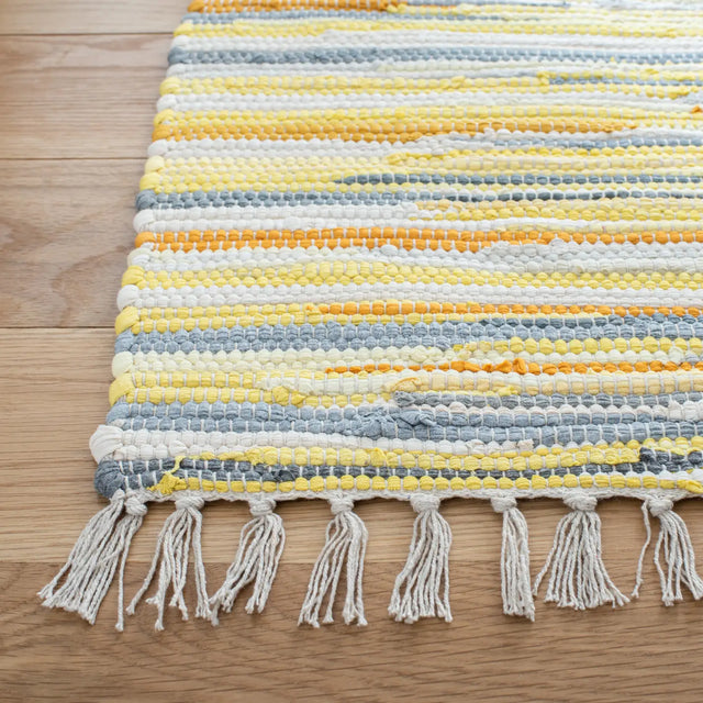 Safavieh Rag Rug 10'-0" x 14'-0" Rug in Gold / Multi
