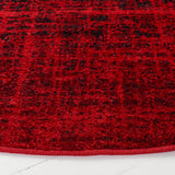 Safavieh Adirondack 6'-0" x 6'-0" Rug in Red / Black