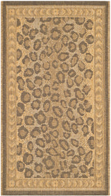 Safavieh Courtyard 2'-0" x 3'-7" Rug in Natural / Gold