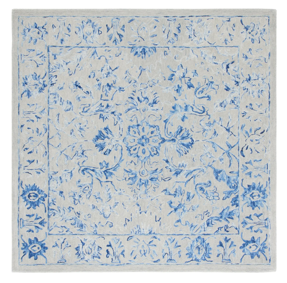 Safavieh Metro 6'-0" x 6'-0" Rug in Blue / Beige